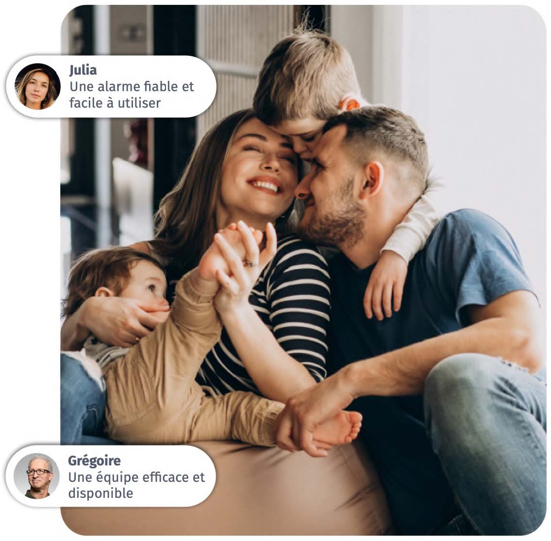 Intérieur protégé par un système d'alarme S-Technologie